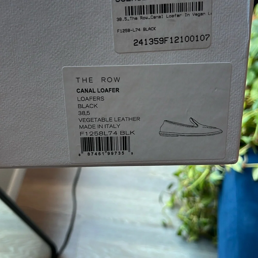 THE ROW Canal Leather Slip-On Loafers - Picture 9 of 10